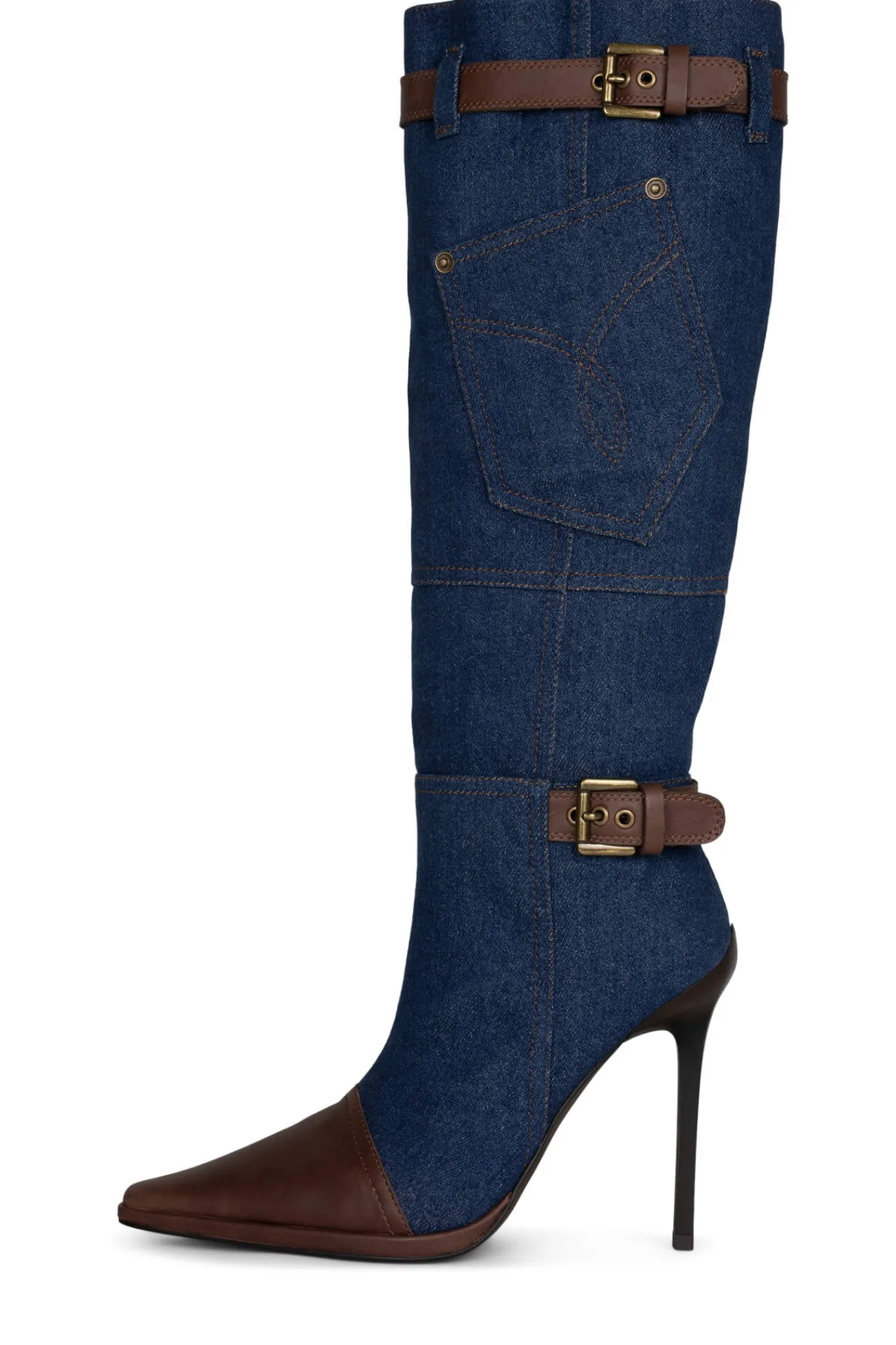 Outlet BLU-JEAN Stiletto | Knee High