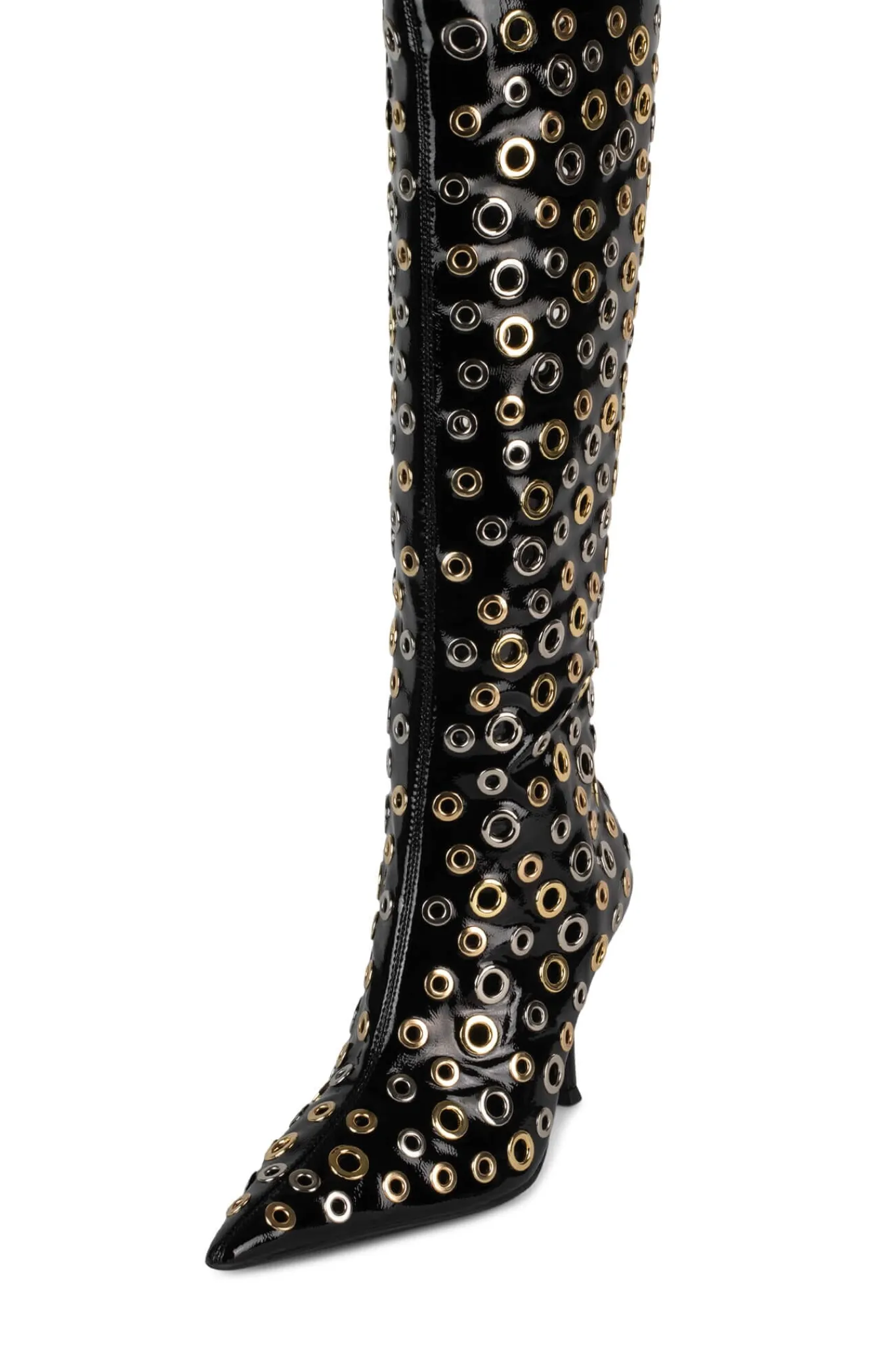 Fashion HOLEY Stiletto | Knee High