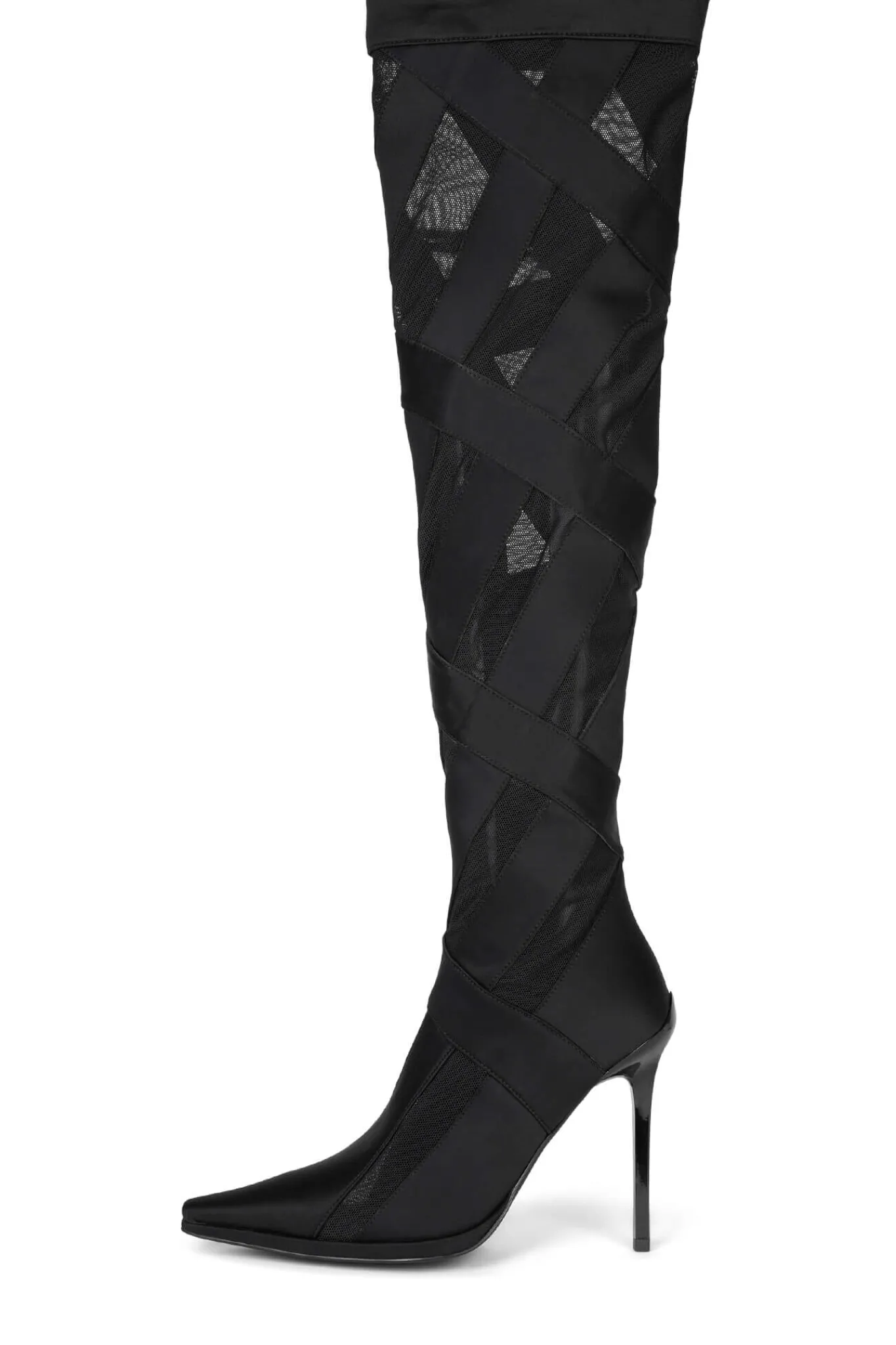 Discount STRIPES-KH Stiletto | Knee High