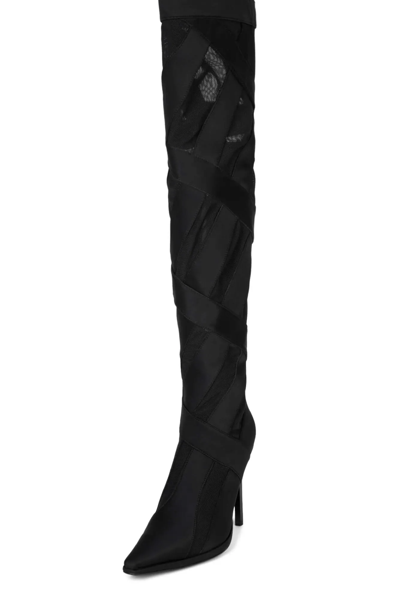 Discount STRIPES-KH Stiletto | Knee High